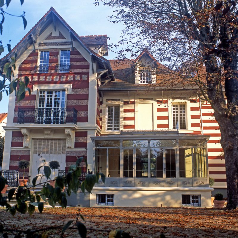 Photo d'une réalisation de véranda victorienne