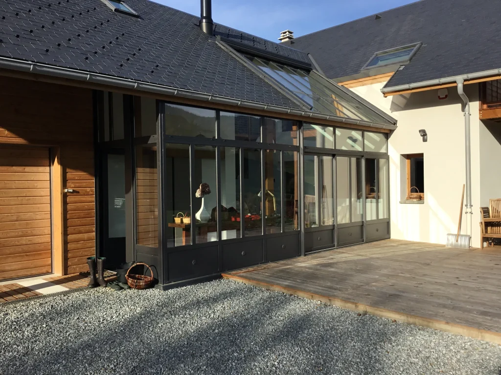 Photo d'une réalisation de véranda