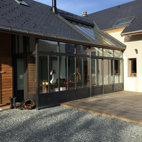Photo d'une réalisation de véranda